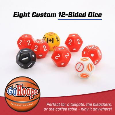 Zobmondo Gohoops Basketball Dice Game Travel Game