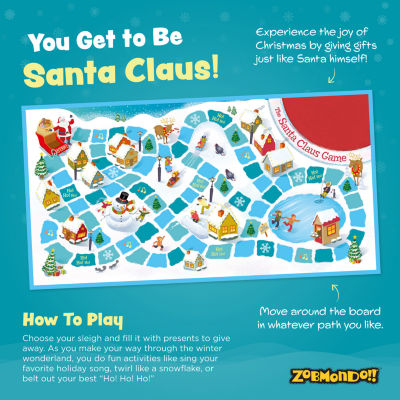 Zobmondo The Santa Claus Christmas Board Game