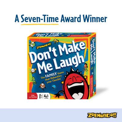 Zobmondo Don'T Make Me Laugh Silly Charades Party Game Board Game