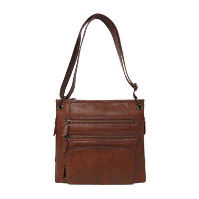 Bueno of California Crocodile Bucket Crossbody Bag Pueblo Mall