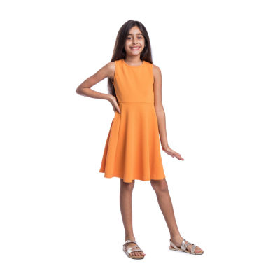 24sevenkid Big Kid Girls Sleeveless Fit + Flare Dress