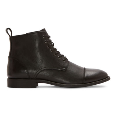 J. Ferrar Mens Colebrook Flat Heel Lace Up Boots