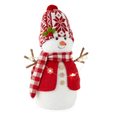 North Pole Trading Co. LED Christmas Snowman, Color: Small - JCPenney