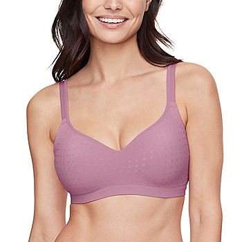 Warners Easy Does It Underarm Smoothing with Seamless Stretch Wireless  Lightly Lined Comfort Bra RM3911F, Color: Orchid Haze - JCPenney
