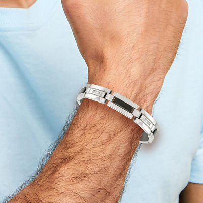 Stainless Steel 8 1/2 Inch Link Link Bracelet