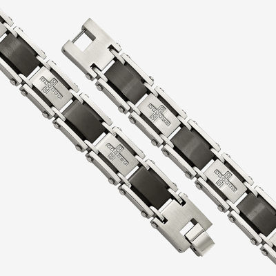 Stainless Steel 8 3/4 Inch Link Chain Bracelet