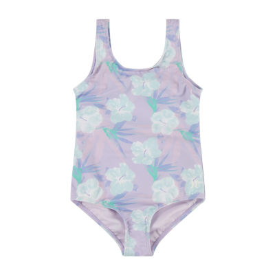 Lucky Brand Women's Floral-Print Vibrant Tie-Shoulder Keyhole One-Piece  Swimsuit