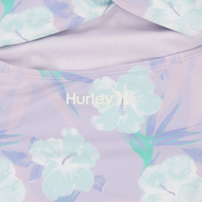 Hurley Big Girls Floral One Piece Swimsuit