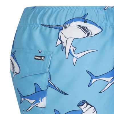 Hurley Big Boys At The Knee Animal Swim Trunks