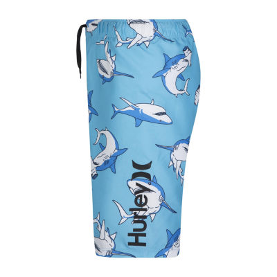 Hurley Big Boys At The Knee Animal Swim Trunks