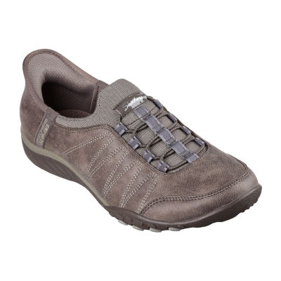 Skechers Bobs Womens Squad Chaos Curent Muse Hands Free Slip-Ins Slip-On Walking Shoes Wide Width