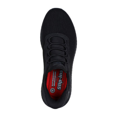 Skechers Hands Free Slip-Ins Squad Chaos Jasul Womens Round Closed Toe Work Shoes