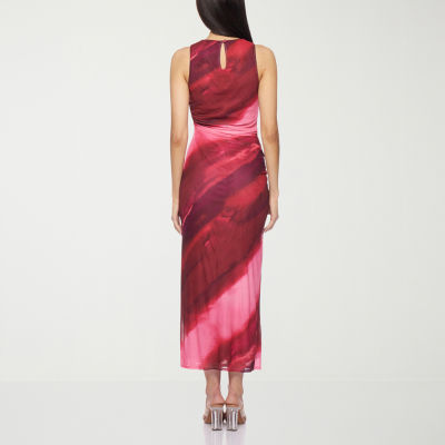 Premier Amour Womens Sleeveless Midi Sheath Dress