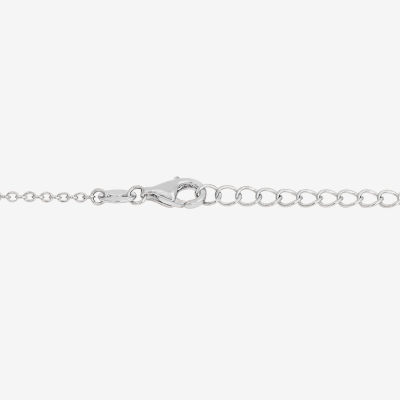 Diamonart Marilyn Monroe Womens 3 7/8 Ct. T.W. White Cubic Zirconia Platinum Over Silver 16 Inch Pendant Necklace
