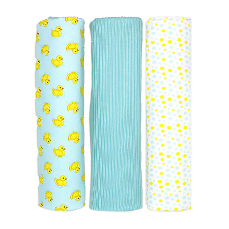 3 Stories Trading Company 3-pc. Swaddle Blanket In Multi