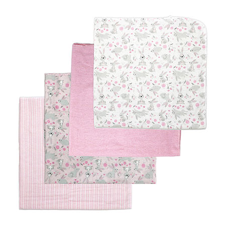 3 Stories Trading Company 4-pc. Receiving Blanket In Multi