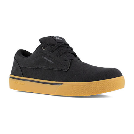 Volcom Work 30117 Mens Round Composite Toe Work Shoes, 14 Medium, Black