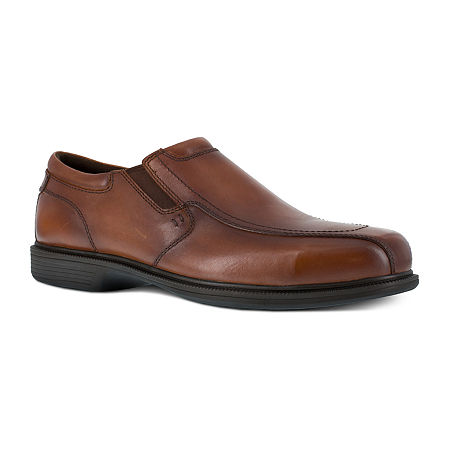 Florsheim Work Fs2006 Mens Round Steel Toe Work Shoes, 9 Medium, Brown