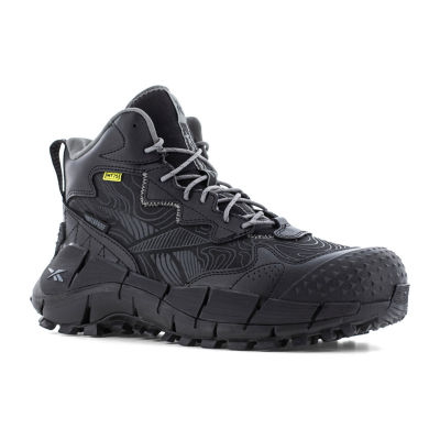 Reebok Work 3022 Mens Cap Closed Toe Work Shoes, Color: Black