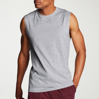 Champion Classic Jersey Mens Crew Neck Sleeveless Muscle T-Shirt