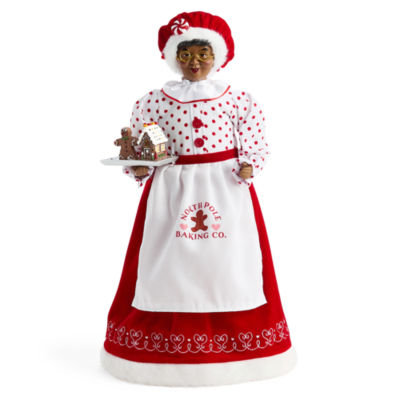 North Pole Trading Co. 18in Mrs Claus African American Christmas