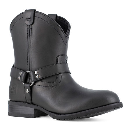 Frye Supply Fr40601f Womens Round Steel Toe Work Shoes, 5 Medium, Black