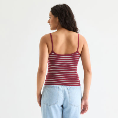 Arizona Womens Sleeveless Juniors Camisole