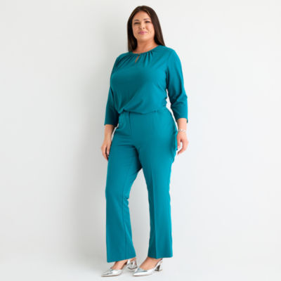 Liz Claiborne Audra Womens Plus Straight Mid Rise Trouser - JCPenney