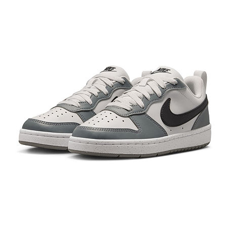 Nike Court Borough Low Big Kid Unisex Sneakers, 4 Medium, White