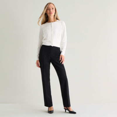 Liz Claiborne Audra Womens Straight Mid Rise Trouser