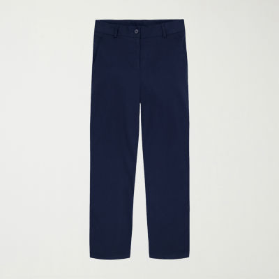 IZOD Womens Juniors Straight Flat Front Pant