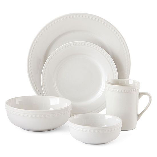 JCPenney Home™ Beaded 40-pc. Dinnerware Set - Service for 8