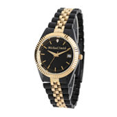 Women\'s Date Function Bracelet Watch Gold /Black Amazon.com: Anne Klein Women main image 2
