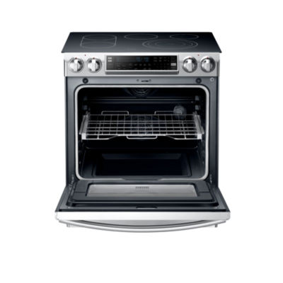 Samsung 5.8 cu. ft. Slide-In Electric Range with Flex Duo® Oven