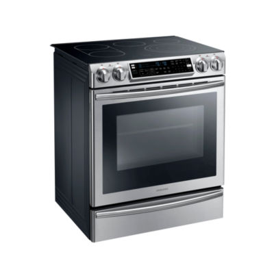 Samsung 5.8 cu. ft. Slide-In Electric Range with Flex Duo® Oven