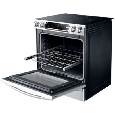 Samsung 5.8 cu. ft. Slide-In Electric Range with Flex Duo® Oven