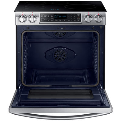 Samsung 5.8 cu. ft. Smart Wi-Fi Enabled Slide-In Induction Range With Virtual Flame™