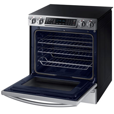 Samsung 5.8 cu. ft. Smart Wi-Fi Enabled Slide-In Induction Range With Virtual Flame™