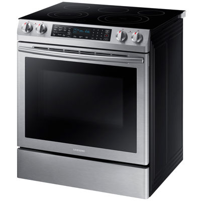 Samsung 5.8 cu. ft. Slide-In Electric Range with Fan Convection