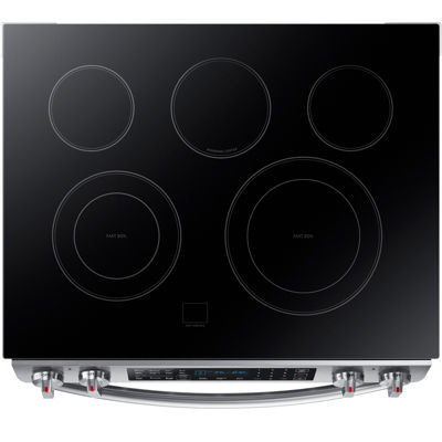 Samsung 5.8 cu. ft. Slide-In Electric Range with Fan Convection