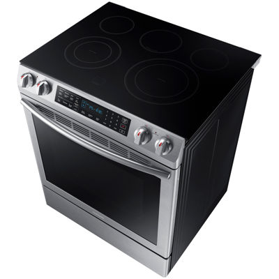 Samsung 5.8 cu. ft. Slide-In Electric Range with Fan Convection