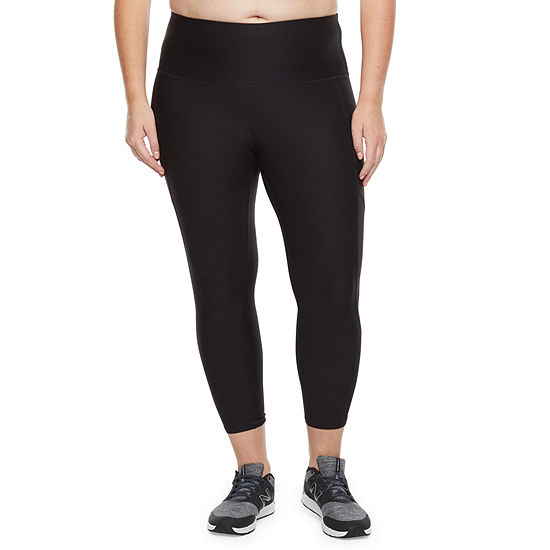 Xersion Train Womens High Rise 7/8 Ankle Leggings Plus - JCPenney