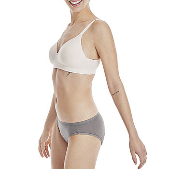 Hanes Women's 3-Pk. Moderate Period Brief Underwear 40FDM3 - Macy's