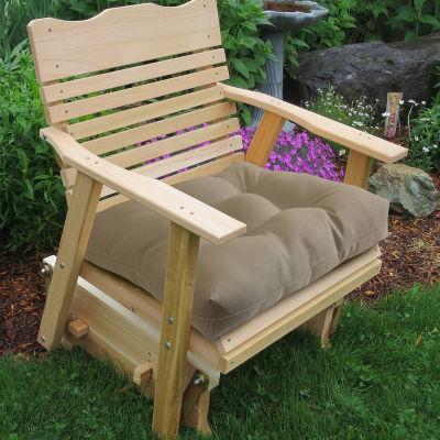 Outdoor Dècor Nature Solid Textured Adirondack Adirondack Cushions