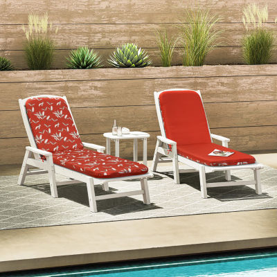 Outdoor Dècor Ruby Red Printed Lounge Cushion