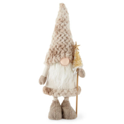 North Pole Trading Co. 16" Tree Staff Gnome