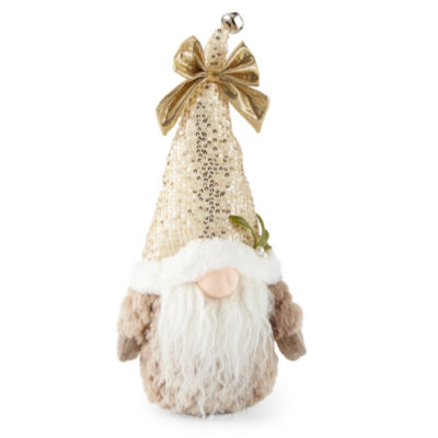 North Pole Trading Co. Small Bow And Pearl Gnome