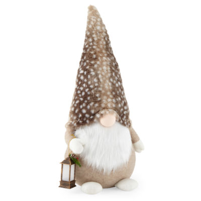 North Pole Trading Co. 27" Fawn Faux Fur Hat Gnome