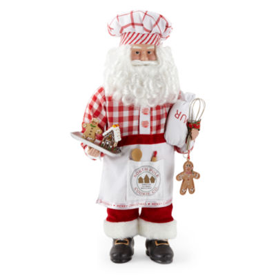 North Pole Trading Co. 18in Baker Christmas Santa Figurine