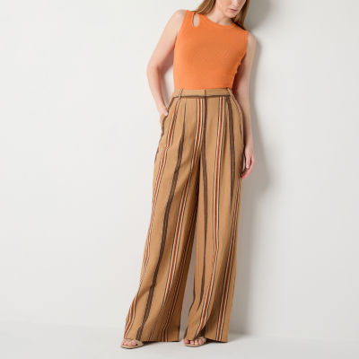 Worthington Womens Wide Leg Palazzo Pant-Tall